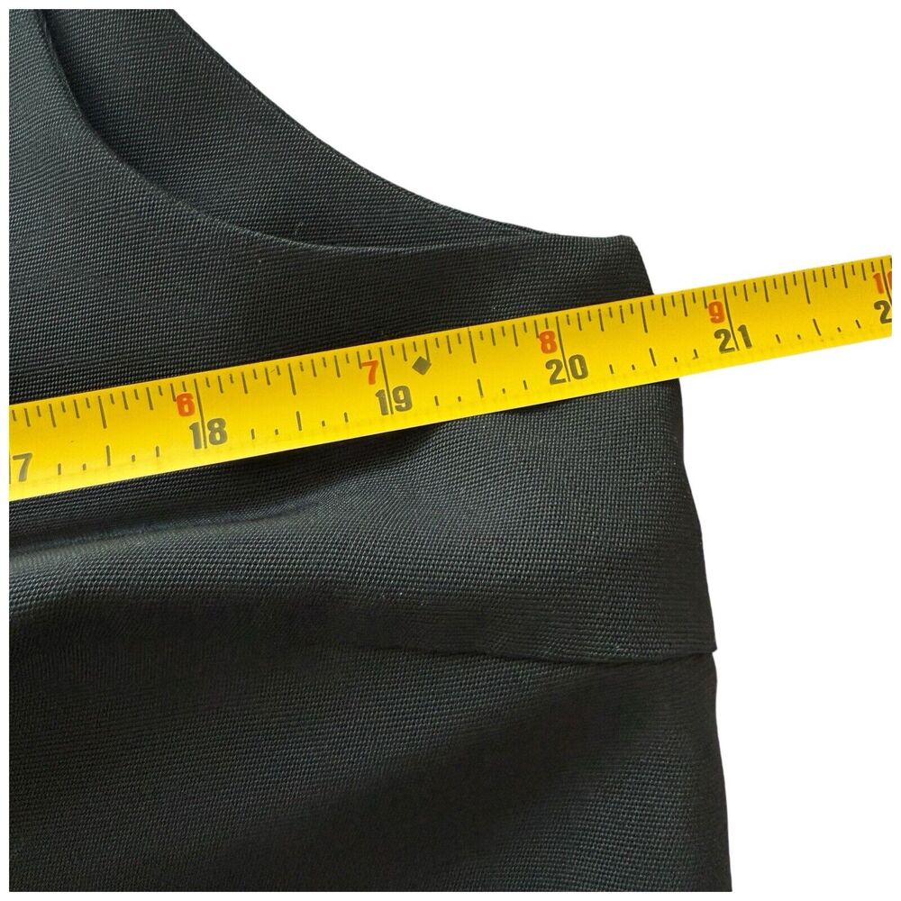 Maison Margiela Wool Blend Mid Length Shift Dress In Black Size 48 - US 12 - Picture 15 of 16